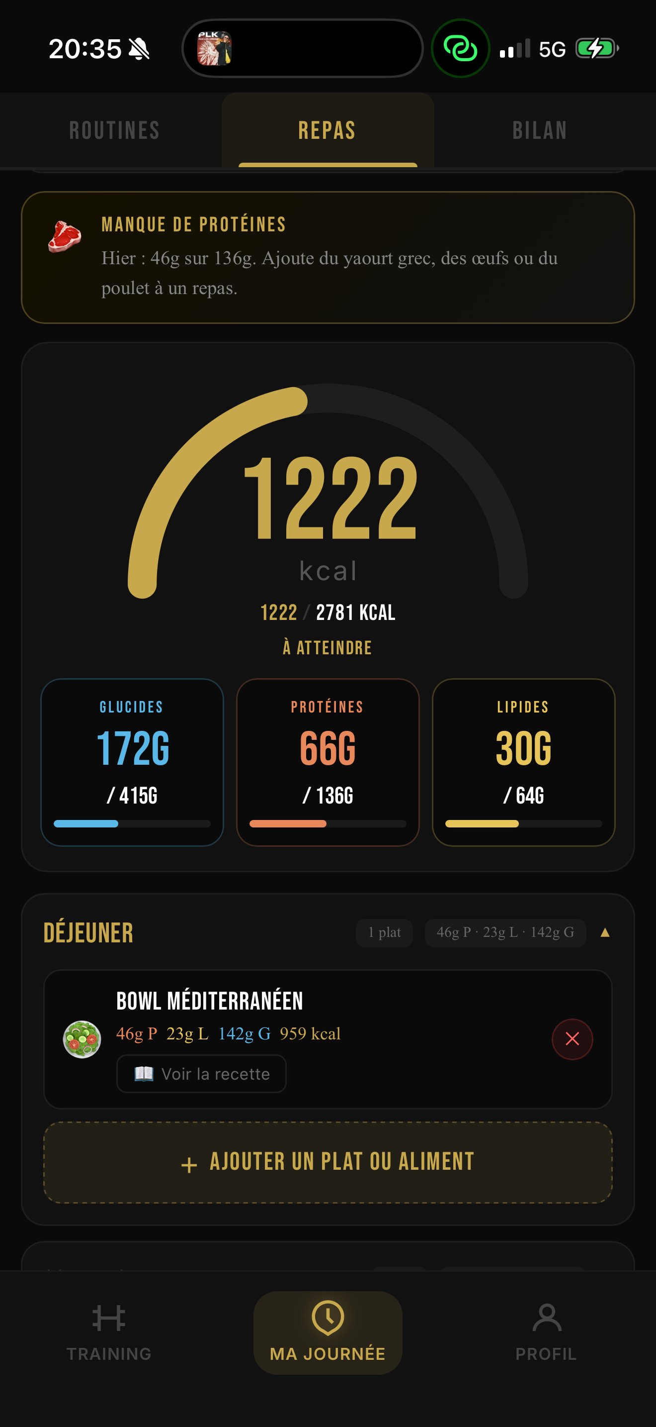 Ma Journée — Reboot Plan