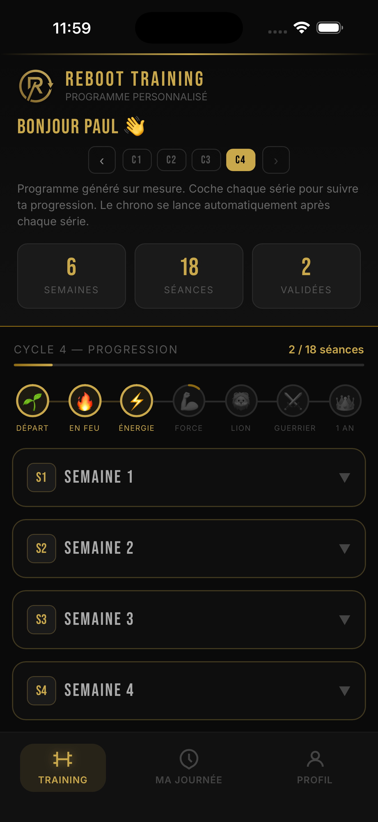Reboot Plan Training